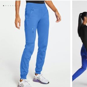 Jannuu scrub bottoms, Ceil blue Medium